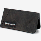 Coin Pouch Solid Black - Front Design standing on sides