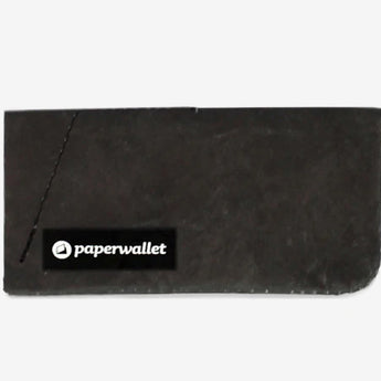 Coin Pouch Solid Black - Open Coin Pouch Outside Design