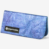 Coin Pouch Blue - Front Design standing on sides