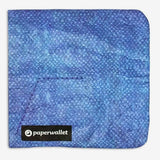 Coin Pouch Blue - Open Coin Pouch Outside Design