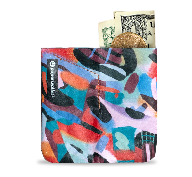 Paperwallet with cards and cash