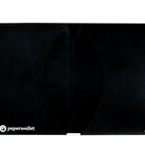 Micro Wallet Jet Black - Open Wallet Inside Design