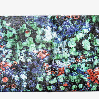 Micro Wallet Water Flower - Open Wallet Outside Design