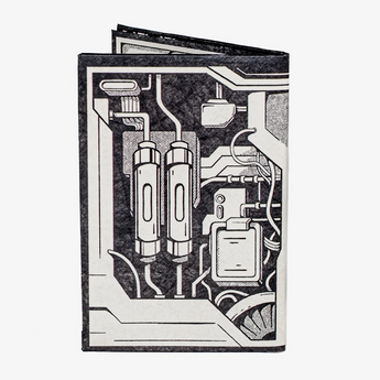 Micro Wallet Cyber Sun - Back Design