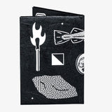Micro Wallet Nordic Trails - Back Design