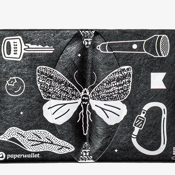 Micro Wallet Nordic Trails - Open Wallet Inside Design