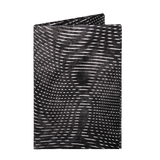 Micro Wallet Ripples Black - Front Design