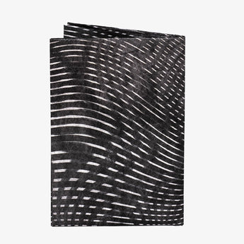 Micro Wallet Ripples Black - Back Design