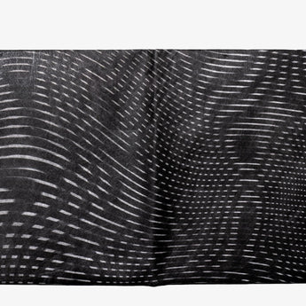 Micro Wallet Ripples Black - Open Wallet Outside Design