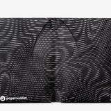 Micro Wallet Ripples Black - Open Wallet Inside Design