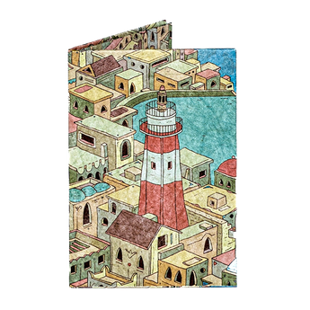 Micro Wallet Pocket Rooftops - Front Design