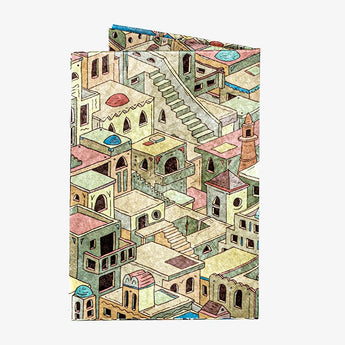 Micro Wallet Pocket Rooftops - Back Design