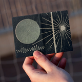 Micro Wallet Ray of light - Open Wallet Inside Design with cards and cash