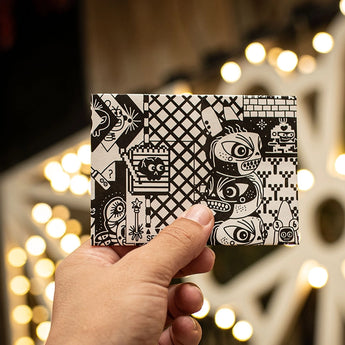 Micro Wallet Desktop Carnival - Open Wallet Inside Design with cards and cash