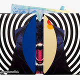 Micro Wallet Ek Balam - Open Wallet Inside Design with cards and cash