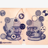 Micro Wallet Assortment Of Drawings - Open Wallet Inside Design