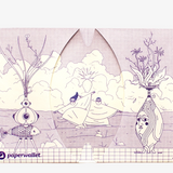 Micro Wallet Spring Dance - Open Wallet Inside Design