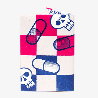 Micro Wallet Checked & Candies - Back Design