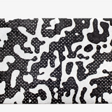 Micro Wallet Monochrome Delta - Open Wallet Outside Design