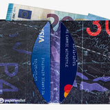 Micro Wallet Hidden Terrain - Open Wallet Inside Design with cards and cash