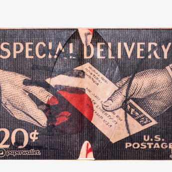 Micro Wallet Special Delivery - Open Wallet Inside Design