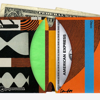 Micro Wallet D.I.S.C.O. - Open Wallet Inside Design with cards and cash