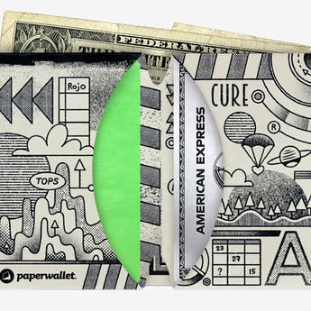 Micro Wallet Mechanisms - Open Wallet Inside Design with cards and cash