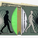 Micro Wallet Connected - Open Wallet Inside Design with cards and cash