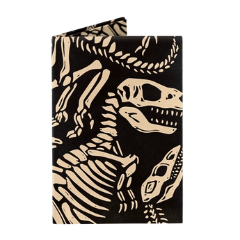 Micro Wallet Dino Skeletons - Front Design