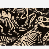 Micro Wallet Dino Skeletons - Open Wallet Outside Design
