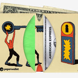Micro Wallet Portals & Co. - Open Wallet Inside Design with cards and cash