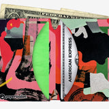 Micro Wallet Sensory Overload - Open Wallet Inside Design with cards and cash