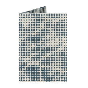 Micro Wallet Dotted Waves - Front Design