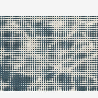 Micro Wallet Dotted Waves - Open Wallet Outside Design