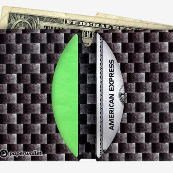 Micro Wallet Carbon Fiber - Open Wallet Inside Design
