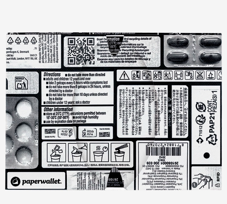 Micrographix Micrographix Micro Wallet | Slim Minimalist Tyvek – Paperwallet