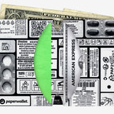 Micro Wallet Micrographix - Open Wallet Inside Design with cards and cash
