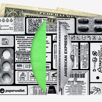 Micro Wallet Micrographix - Open Wallet Inside Design with cards and cash