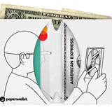 Micro Wallet Recording - Open Wallet Inside Design with cards and cash