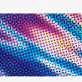 Micro Wallet Prismatic Pulse - Open Wallet Outside Design