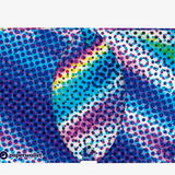 Micro Wallet Prismatic Pulse - Open Wallet Inside Design
