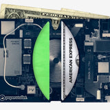 Micro Wallet Teardown - Open Wallet Inside Design with cards and cash