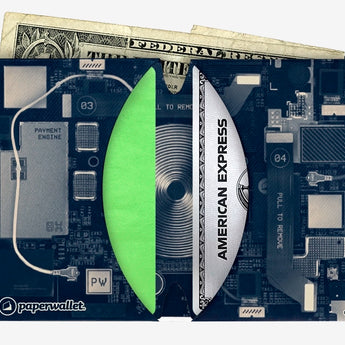 Micro Wallet Teardown - Open Wallet Inside Design with cards and cash