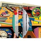 Micro Wallet Framographic - Open Wallet Inside Design with cards and cash