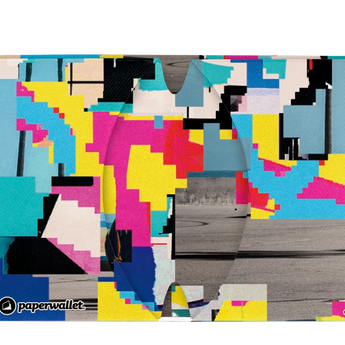 Micro Wallet Fragments of Venice - Open Wallet Inside Design