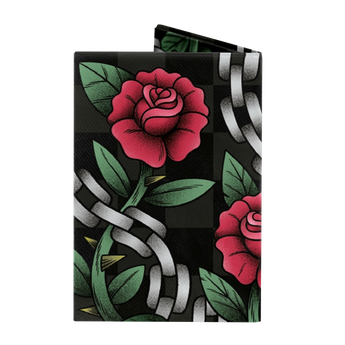 Micro Wallet Roses & Cages - Back Design