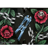 Micro Wallet Roses & Cages - Open Wallet Inside Design