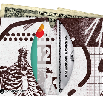 Micro Wallet Atropos - Open Wallet Inside Design with cards and cash