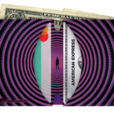 Micro Wallet Third Eye - Open Wallet Inside Design with cards and cash