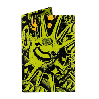Micro Wallet Acid Planet - Front Design